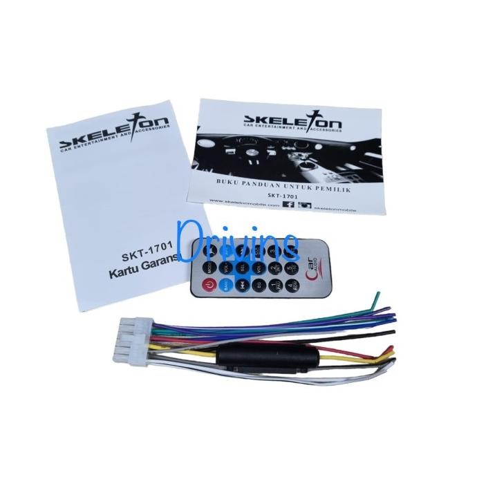 Diskon Headunit Tape Mobil Mp3 Skeleton Skt-1701 / Skt 1701 2 Usb Slot