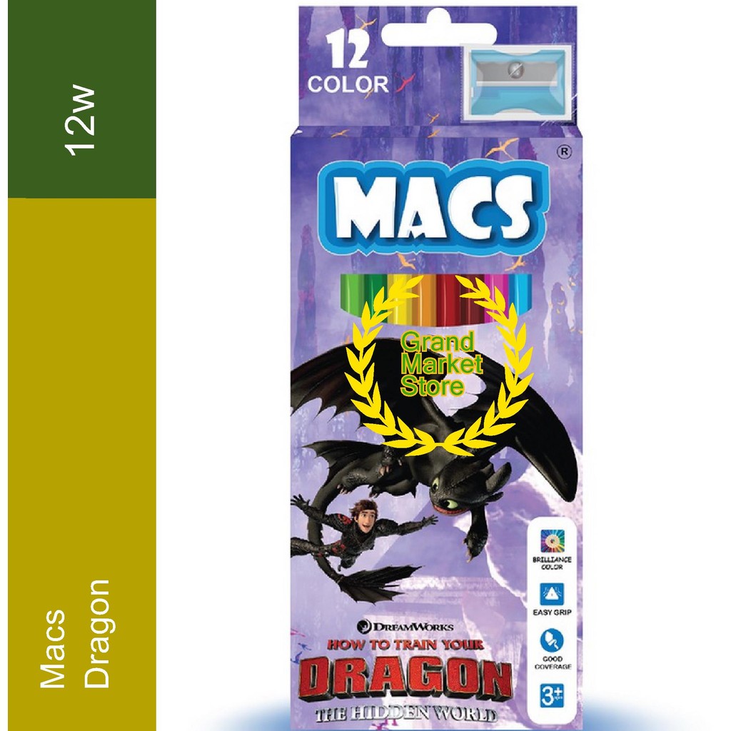 

Pensil Warna Macs 12 Warna Macs Dragon 12 Color Macs Dragon Pencil 12 Color Premium