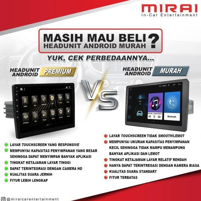Spesial Head Unit Android Mirai Hyundai H1 2019 Layar 9Inch Android 10
