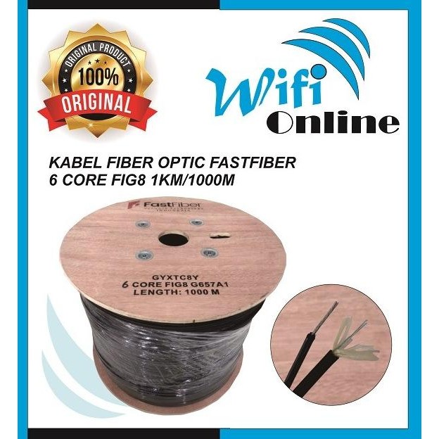 CO Kabel Fiber Optic 6 Core Fig8 1000M