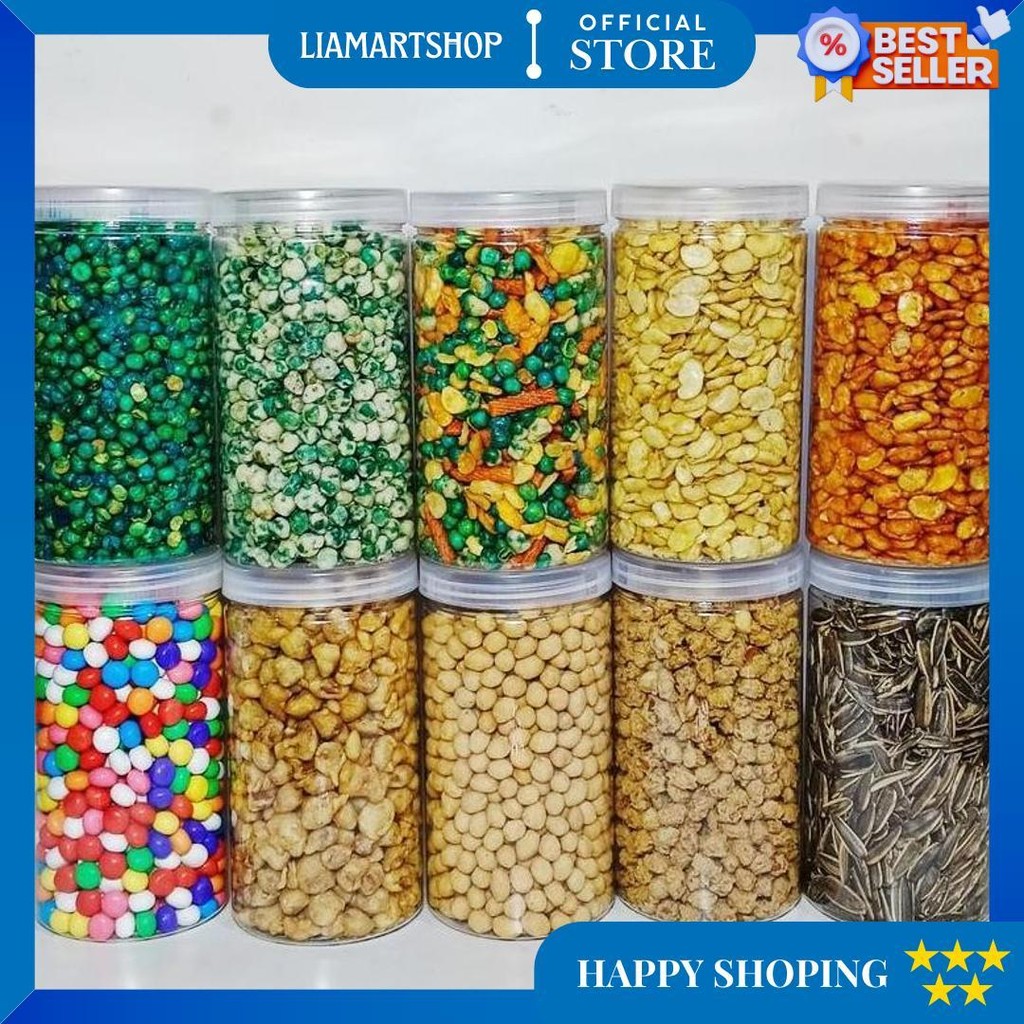 

Cemilan Kacang - Kue Kering - Kue Lebaran Kemasan Toples 1 Liter D Promo Puncak