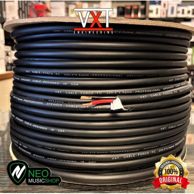 Kabel Speaker Vxt Force Fc225 2X2,5Mm 100Meter Vxt Original New Stok