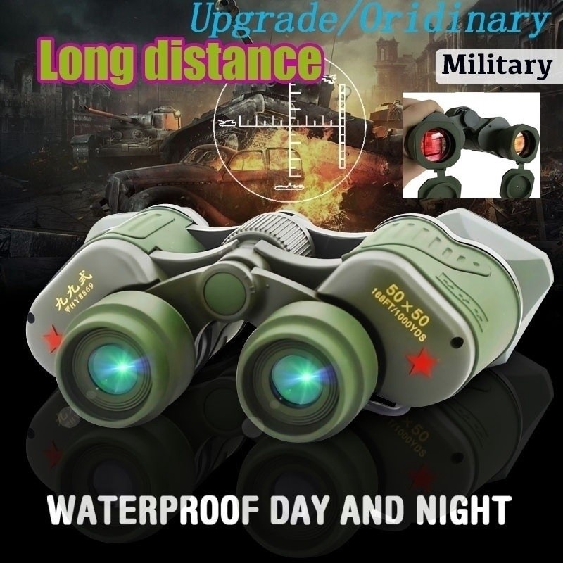 Teropong HD/Teleskop Militer Jarak Jauh 1000M/dengan Koordinat/Teropong Penglihatan Malam untuk Kons