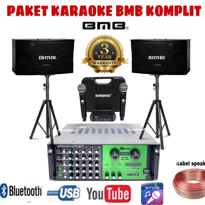 Paket Karaoke Bmb 10 Inch Cs 450 V Original New Stok