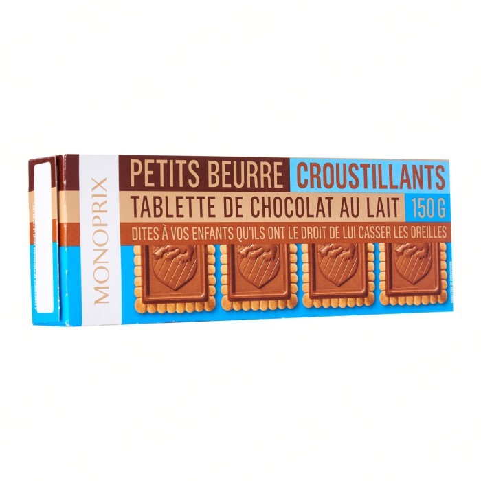 

Monoprix Milk Chocolate Biscuits (Petit Beurre) 150G