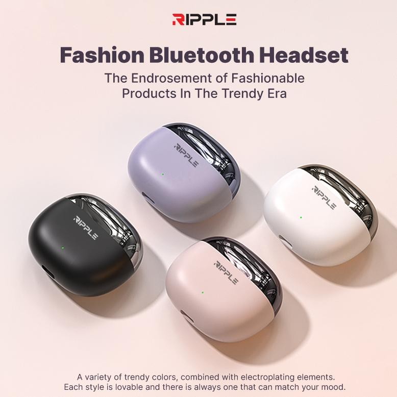 Ripple Rippods True Plus Tws Headset Bluetooth Earphone Mini Earbuds Handsfree