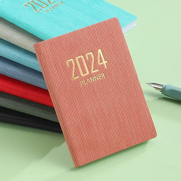 

MINKYS Buku Agenda Softcover Monthly Planner Notebook 120 Halaman