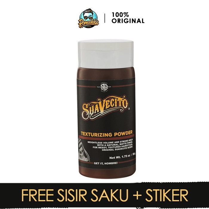 suavecito pomade hair texturizing styling powder [kualitas terbaik]