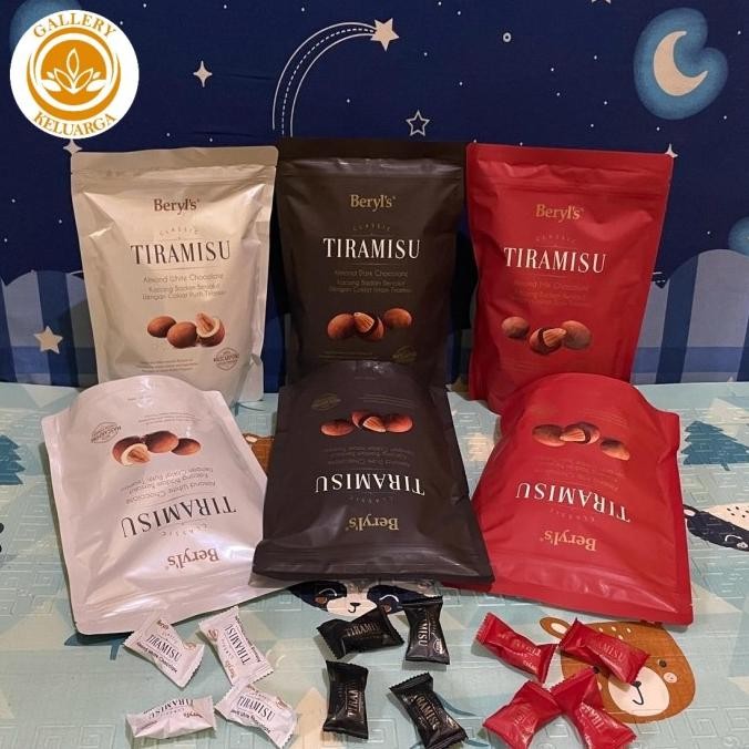 

Terlaris Coklat Beryls Tiramisu Almond 300Gr Ready Stok