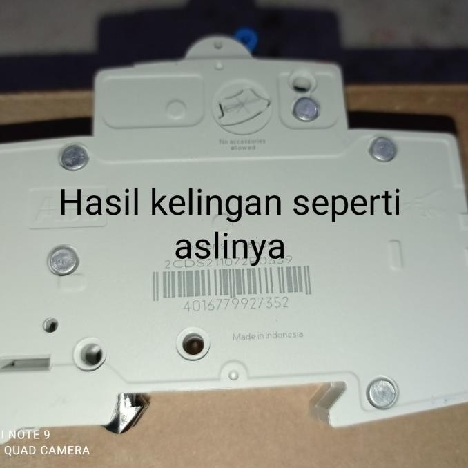 Mcb Abb 2A Pln Anti Jeglek, Mcb Abb Pln 2A Modif 4A, 6A, 10A Original Dan Terpercaya