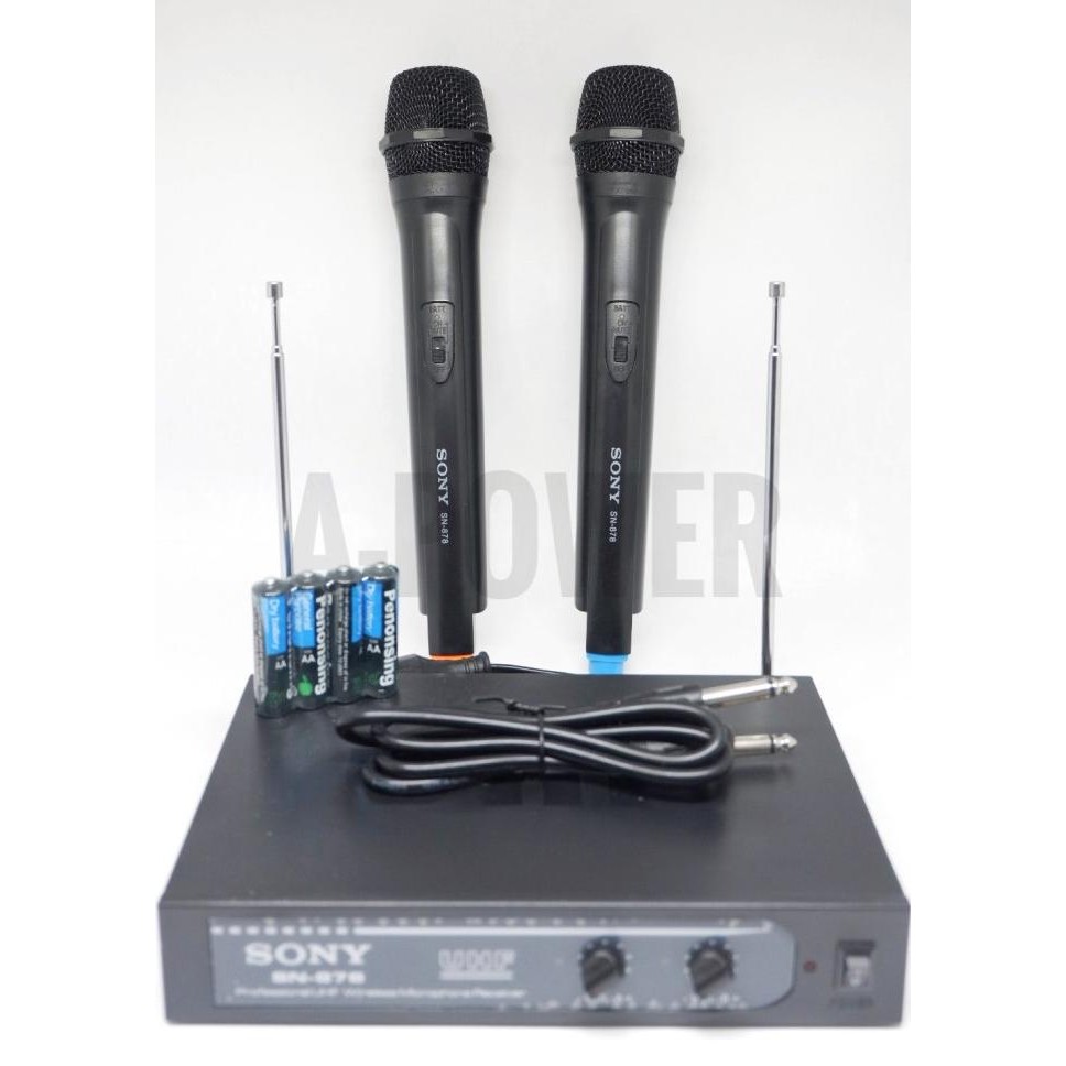 Terlaris Sony - Microphone/Mic Wireless UHF (Double Mic) SALE