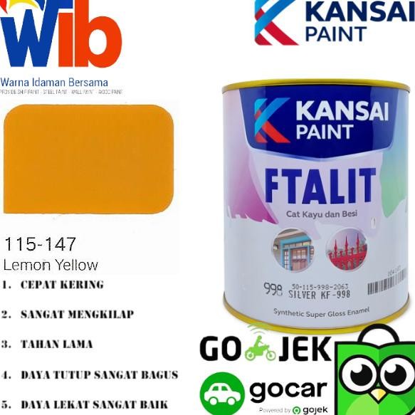 

Produk Baru!! KANSAI Ftalit Cat Besi & Kayu Gloss 1 Kg / Lemon Yellow 115-147