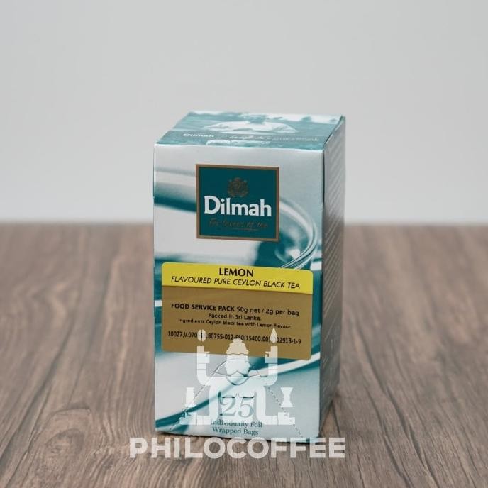 

Produk Baru!! Teh Dilmah Lemon Tea 25 saset (25 Foil Enveloped x 2gr) | Tea Bag