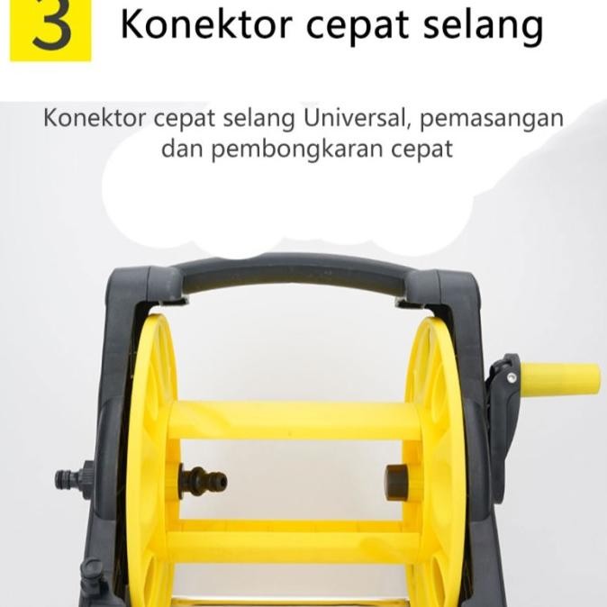 40M HOSE REEL SET GULUNGAN PIPA AIR SET GULUNGAN SELANG DENGAN SELANG AIR SELANG AIR TAHAN LUMUT