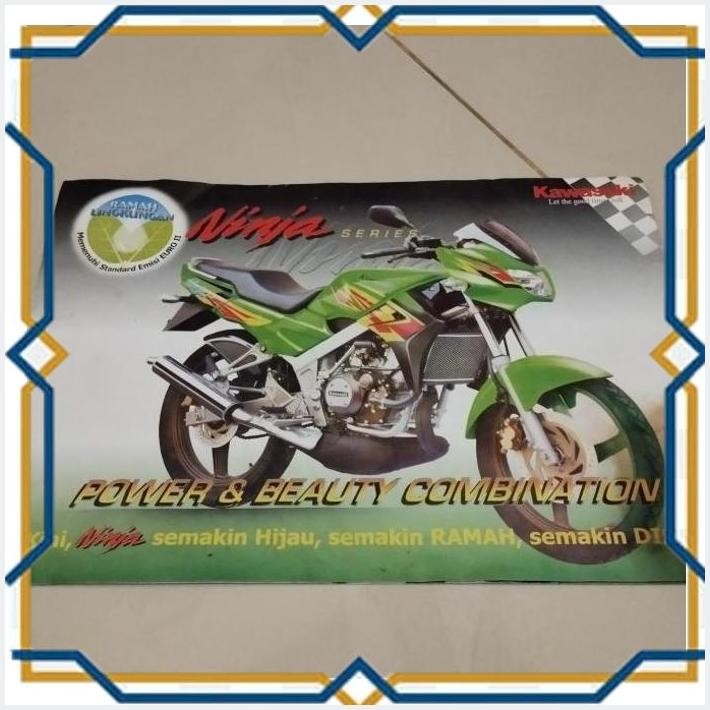 [YON] FS BROSUR KAWASAKI NINJA R (NINJA SERIES) TH 2006/2007 SUPERKIPS HIJAU