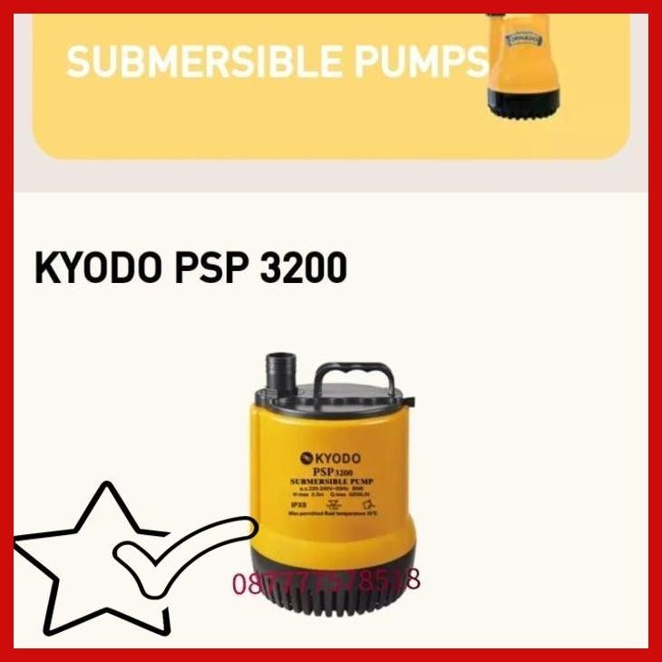 [SJT] POMPA CELUP KYODO PSP 3200 # POMPA KOLAM IKAN KYODO 80 WATT
