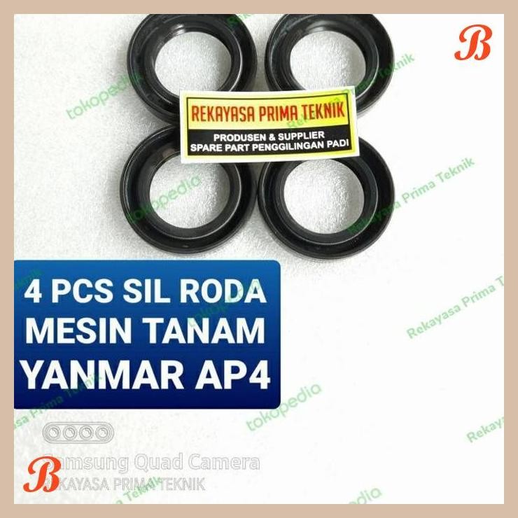 | RKY | SIL 4 PCS AP4 YANMAR MESIN TANAM PADI SAWAH SEAL RODA AP 4