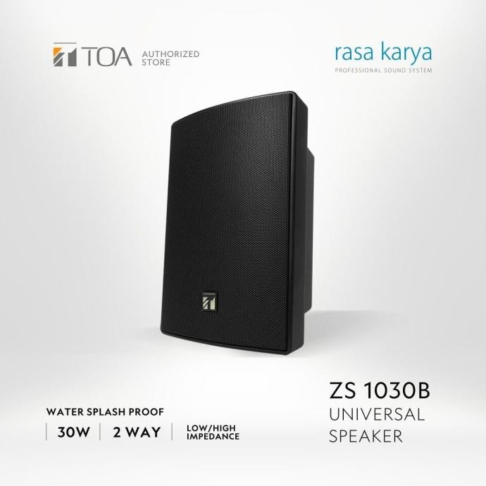 CO Speaker TOA ZS-1030 ZS1030 B W zs1030b zs1030w 1030b 1030w