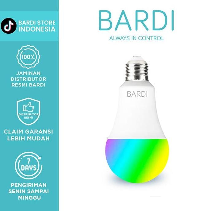 Lampu - Bardi Smart Led Bluetooth 9W Rgbww Bulb | Lampu Pintar Kekinian