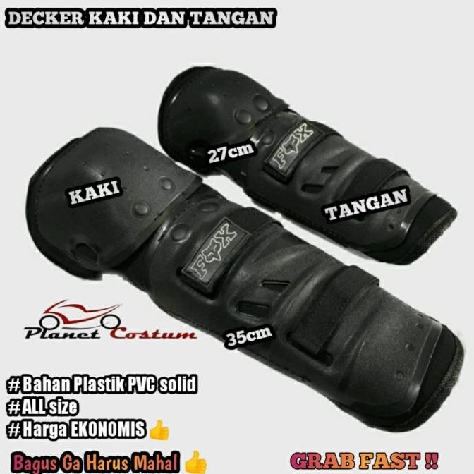 Ready Decker Lutut Siku Bikers Dekker Pelindung Kaki Tangan Sepeda Motor