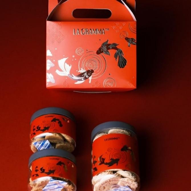 

hampers natal imlek lebaran double handle kue kering cookies lebaran Original dan Terpercaya