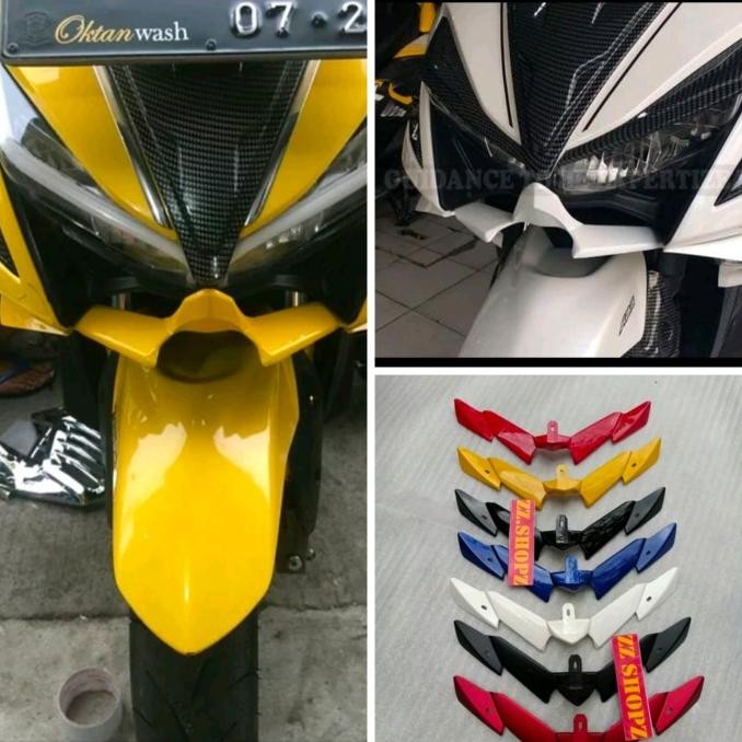 New winglet aerox 155cc tanduk depan aerox 155 cc