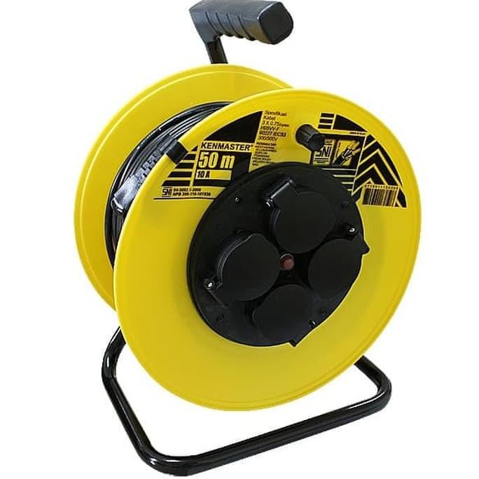 KENMASTER KABEL ROLL 50 METER 10A SNI - KABEL ROL 4 LUBANG 50M