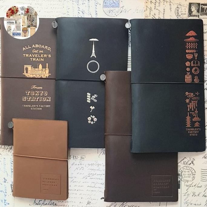 

Limited Edition travelers traveler's notebook Kyoto edition, Tokyo, Station, Starbucks
