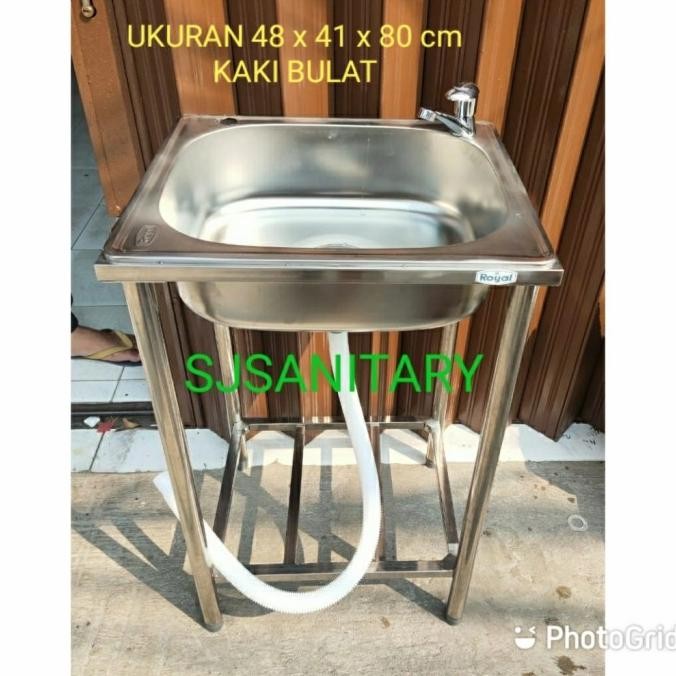 WASTAFEL SINK KAKI PORTABLE MODEL ROYAL GOL