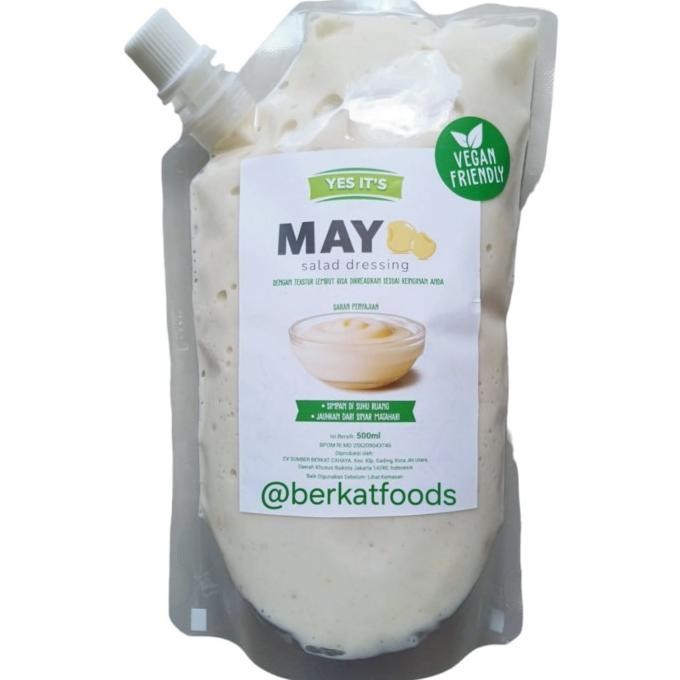 

:=:=:=:=] Vegan Mayo Soya Salad Dressing Yes / Vegetarian Mayonaise / Mayonnaise Kedelai Tanpa Telur Dairy Bawang