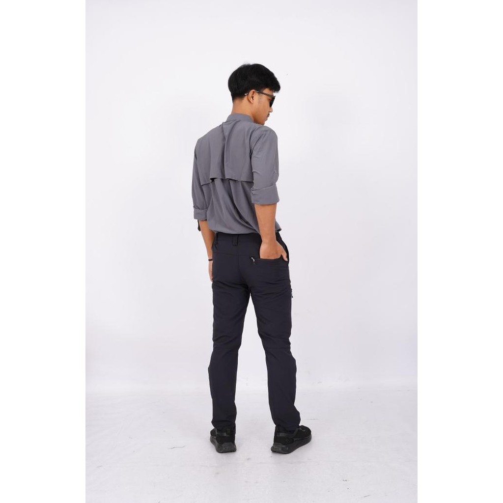 Terlaris Celana Gunung Panjang Quick Dry Hiking Outdoor Promo Cowok Pria Eiger Ready Stok