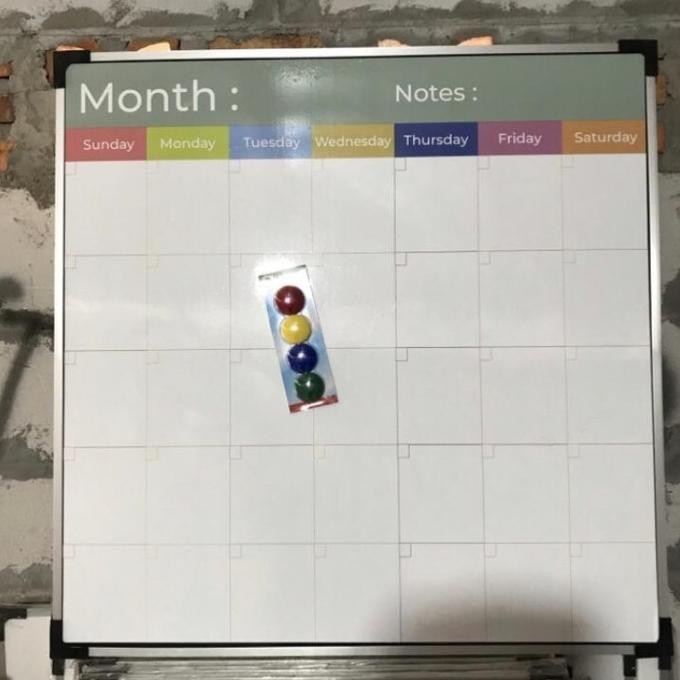 

Whiteboard Kalender Magnetik 90X 120