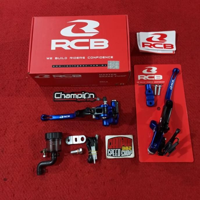 Paket Master Rem Handle Kopling S1 Rcb Racing Boy S1 14Mm Blue Biru Original Dan Terpercaya