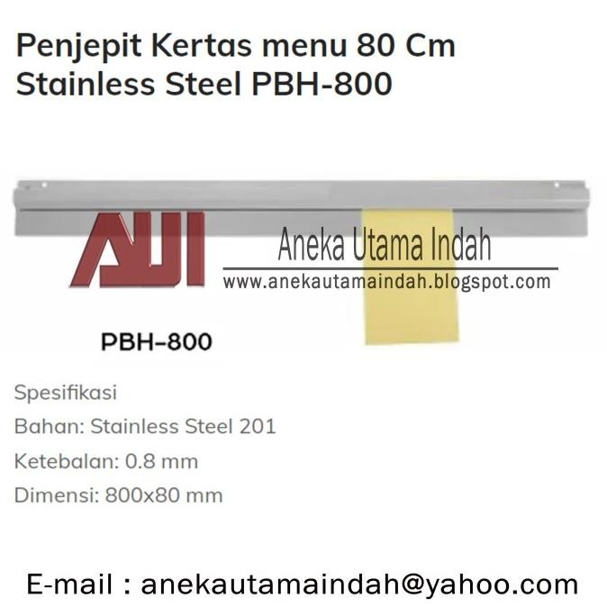 

CO PBH-800 Bill Holder / Tempat Menjepit Kertas, Menu Restoran, Dll