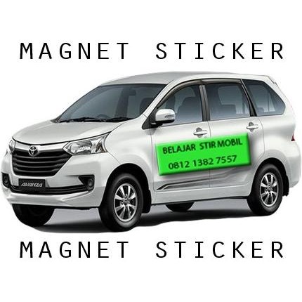 

CO Magnet Stiker Sticker Magnet Ukuran 30 x 50 cm tebal 0,5 mili Custom