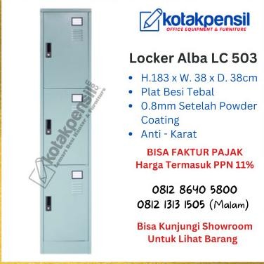 

Locker Alba Lc 503 3 Pintu / Lemari Loker Free Ongkir Jakarta