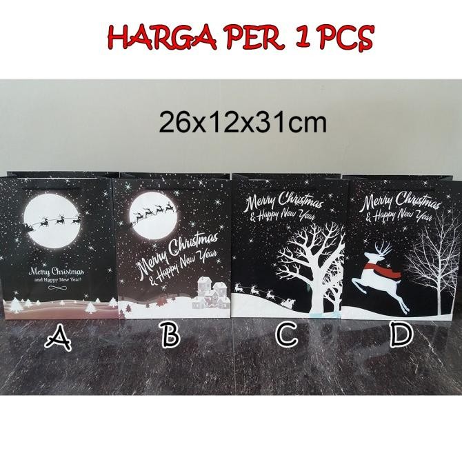 

:::::::] Shop Bag Xmas L/ Paper Goodie Bag Merry Christmas Natal Happy New Year