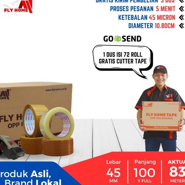 

Flyhome Laban Bening Colat 2Inci 100Yard 45Mm 1 Du 7290100 Bear