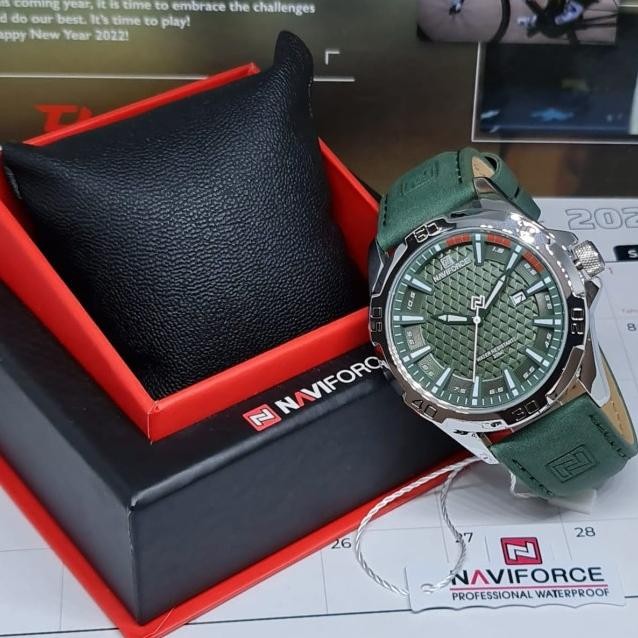 Jam Tangan Naviforce Pria Nf8023M 8023 Hijau
