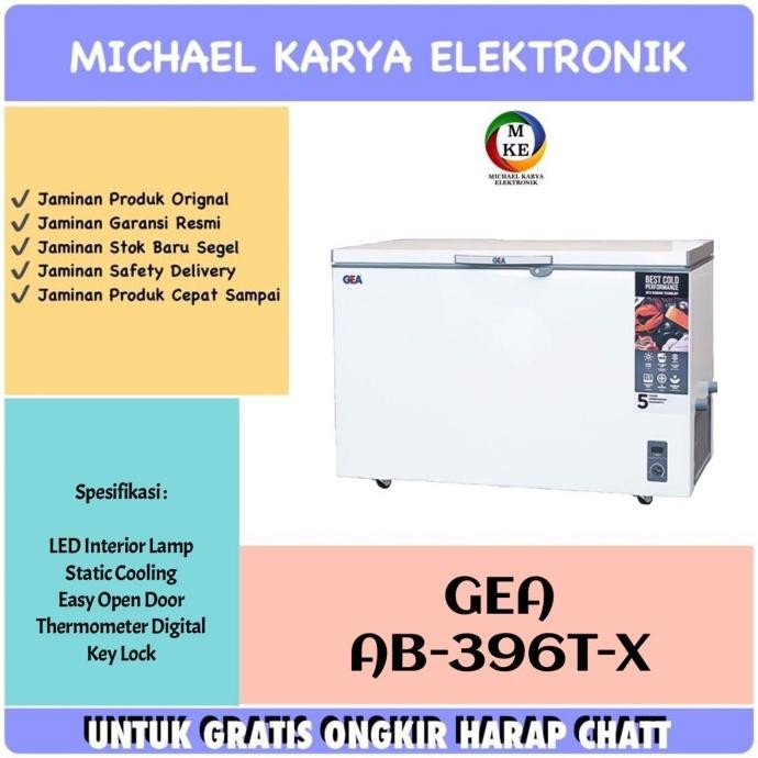 CO Frezeer Box Pendingin GEA AB396TX 386 Liter Chest Freezer Frozen Food GEA AB-396T-X