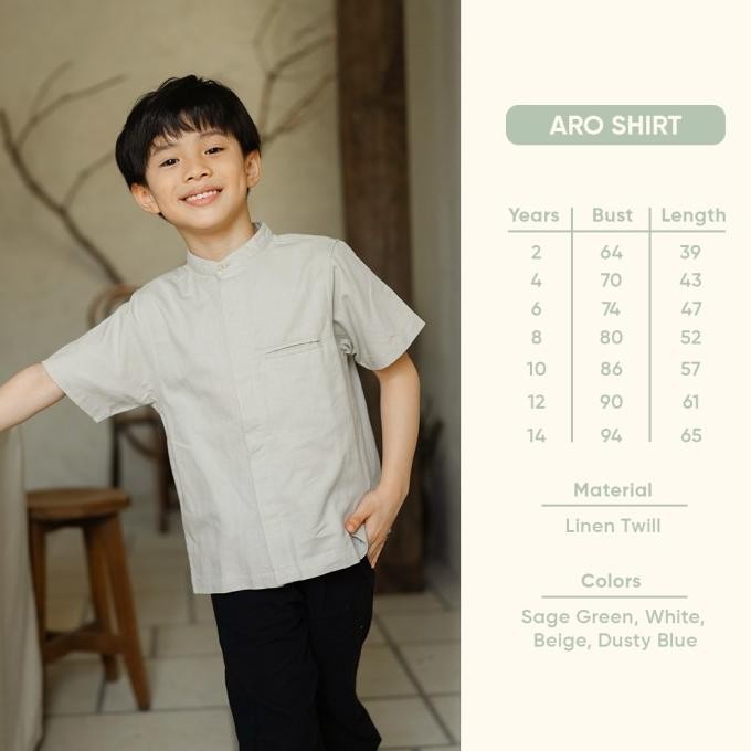 Sale Lewis Emma - Aro Shirt (2-14 Tahun) Kemeja Anak Laki-Laki