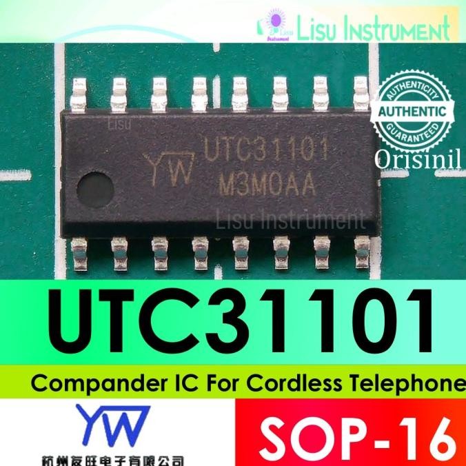 Update UTC31101 Compander IC For Cordless Telephone SOP-16 Youwang ORIGINAL lisu992 Berkualitas