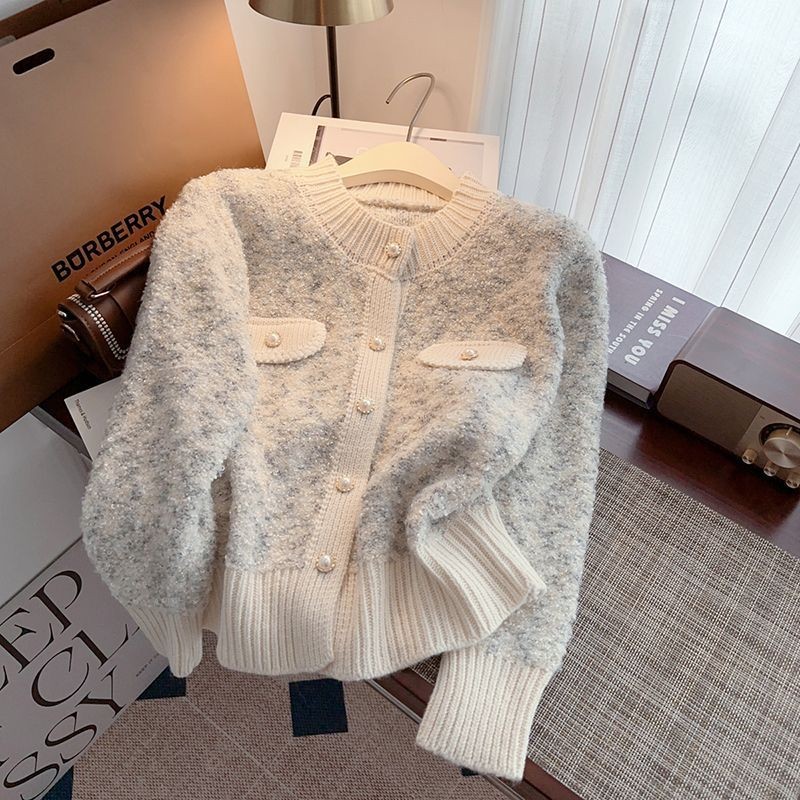 Sweater Cardigan Rajut Gaya Chanel