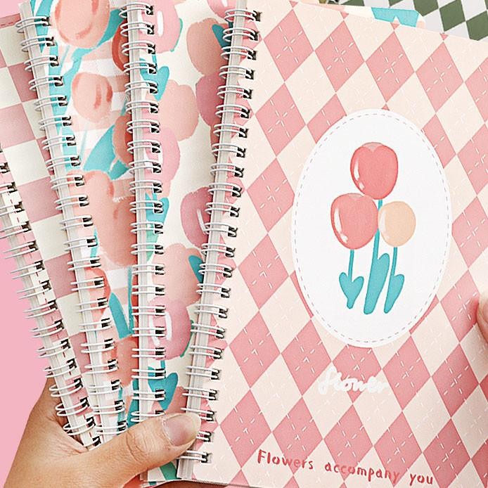

Winze 4Pc Piral Noteboo Et Buu A5 Lucu Ring Buu Catatan Noteboo Aethetic Orea Cute Portable Notepad Diary