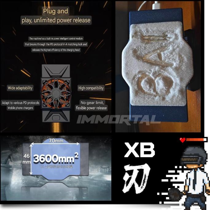 [Im] Xb Overclocking Funcooler 70W Xiaobai Radiator Pendingin Hp Fan Cooler Diy Overpower Original D