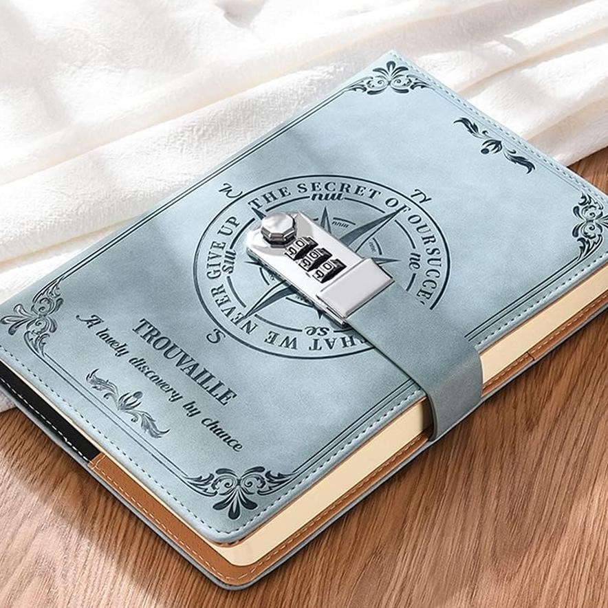 

Buu Jurnal Leather Diary 200 Halaman Grid A5 With Lo Td22