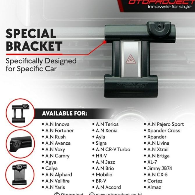 Car Phone Holder All New Brio Holder Hp Mobil Otoproject All New Brio Original Dan Terpercaya