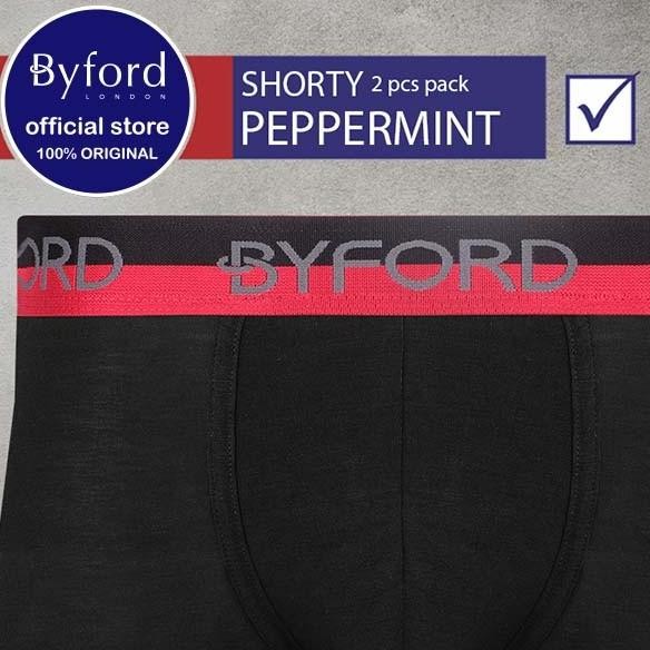 Byford Celana Dalam Pria Shorty 2 Warna / Pack - Pbyb17S2S Original Dan Terpercaya