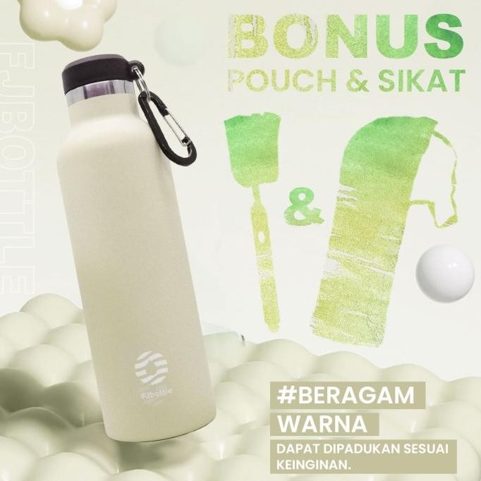 

Fjbottle - Botol Minum Tumbler Olahraga Stainless Steel Soft Color 750Ml DenganCarabiner Original Dan Terpercaya