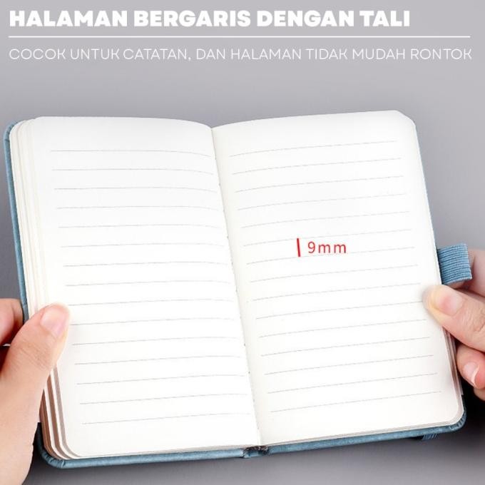 

AIMILO NOTEBOOK A6 POCKET BUKU DIARY KECIL SCRAPBOOK MINI 96 LEMBAR